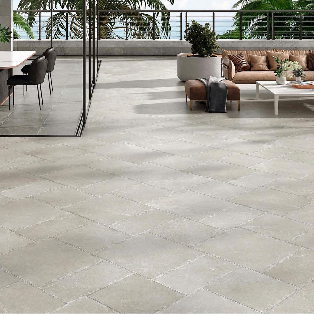 STN - Porcelanato 60x60 cm Pulse A Gris Gris 1.44 m2
