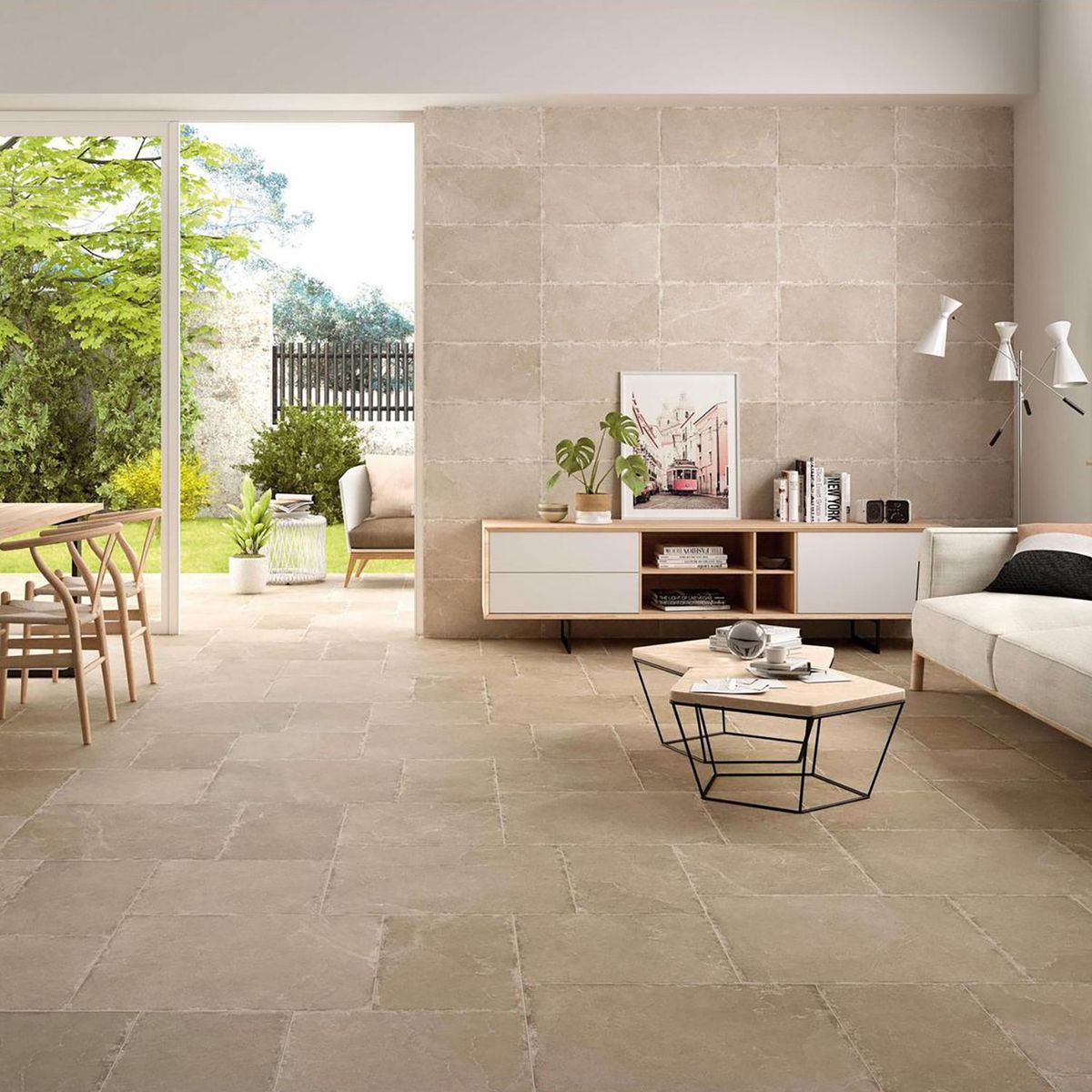 STN - Porcelanato 60x60 cm Pulse a Noce Otro 1.44 m2