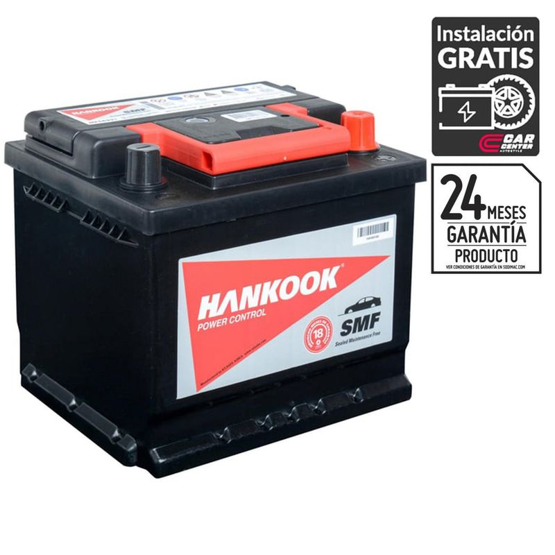 HANKOOK - Batería de Automóvil 45 Ah Positivo Derecho 450 CCA