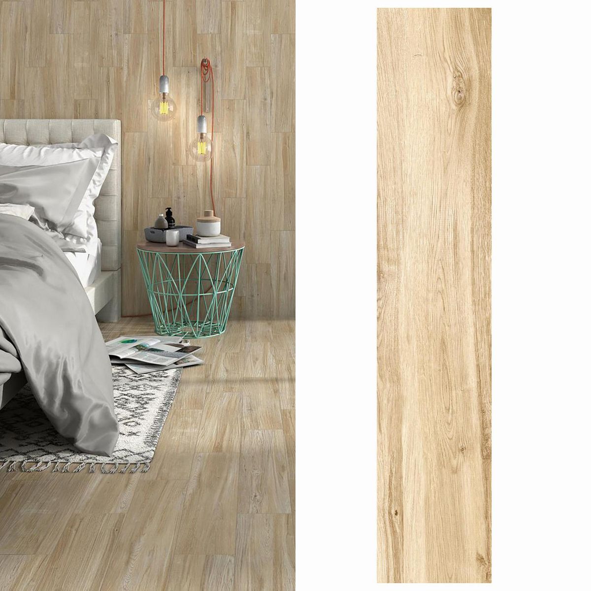 HALCON - Porcelanato 23x120 cm Baltimore Beige Beige 1.68 m2