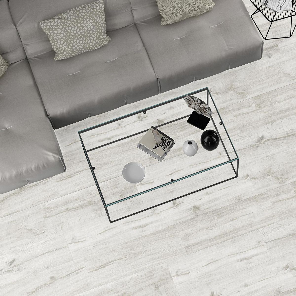 HALCON - Porcelanato 23x120 cm WILD BLANCO Blanco 1.68 m2