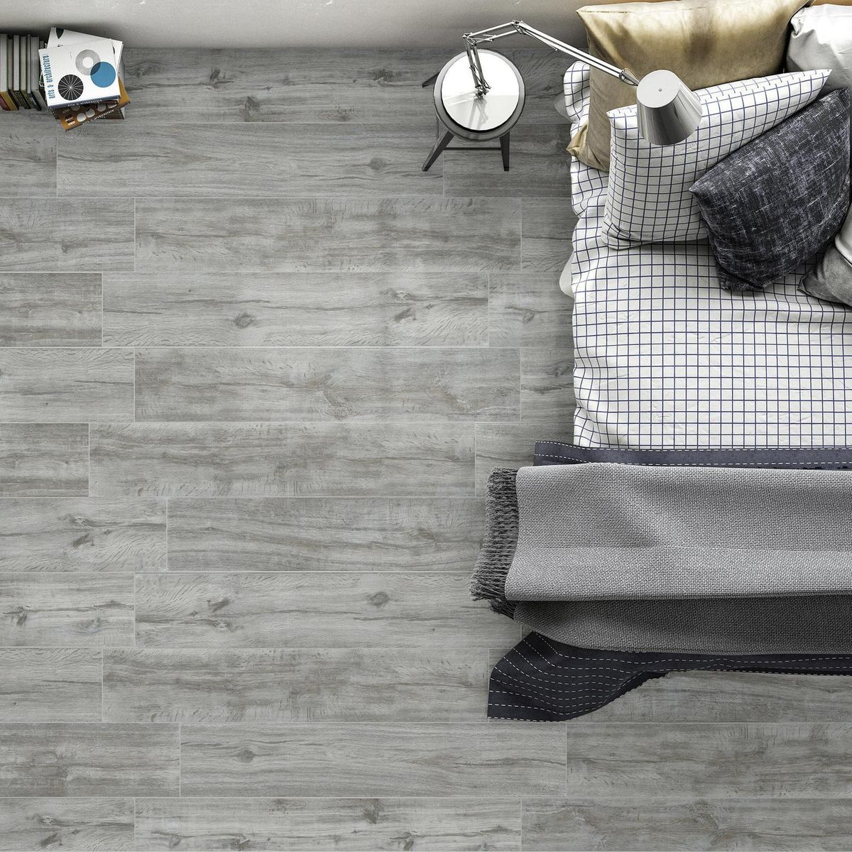 HALCON - Porcelanato 23x120 cm WILD GRIS Gris 1.68 m2