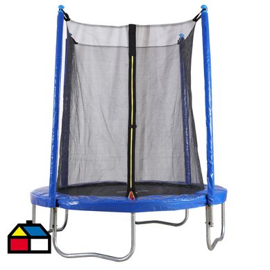 Cama elstica 1,83 m + malla de proteccin