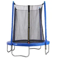 Cama Elástica y Malla Protección 183x196x183 cm Azul/ Negro