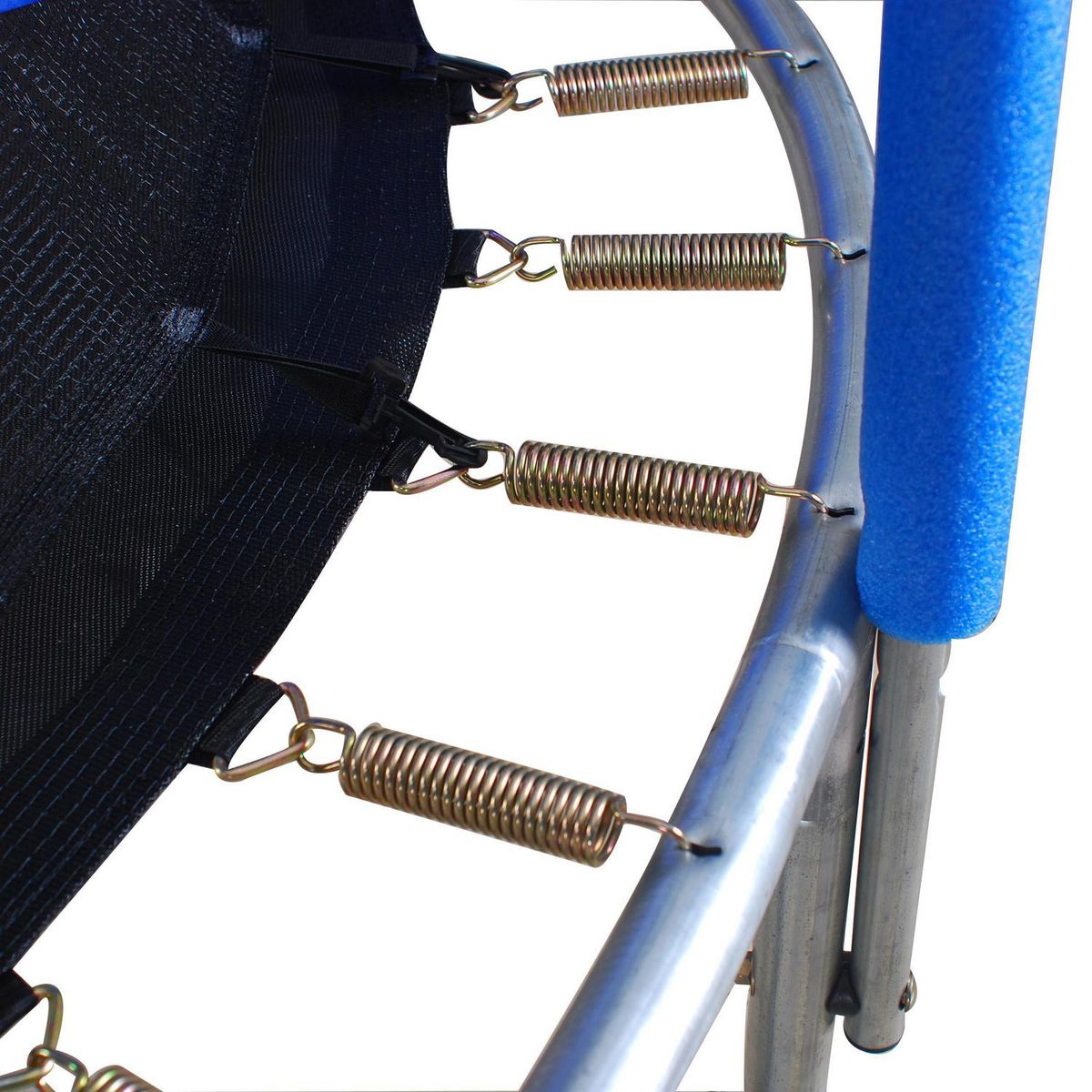 DO IT - Cama Elástica y Malla Protección 426x250x426 cm Azul/ Negro