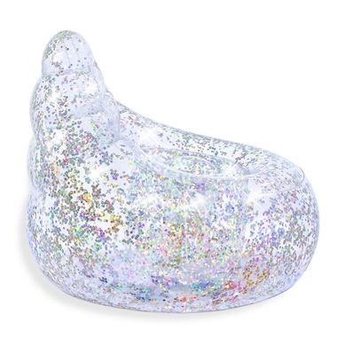 Silln inflable glitter 72x64 cm.