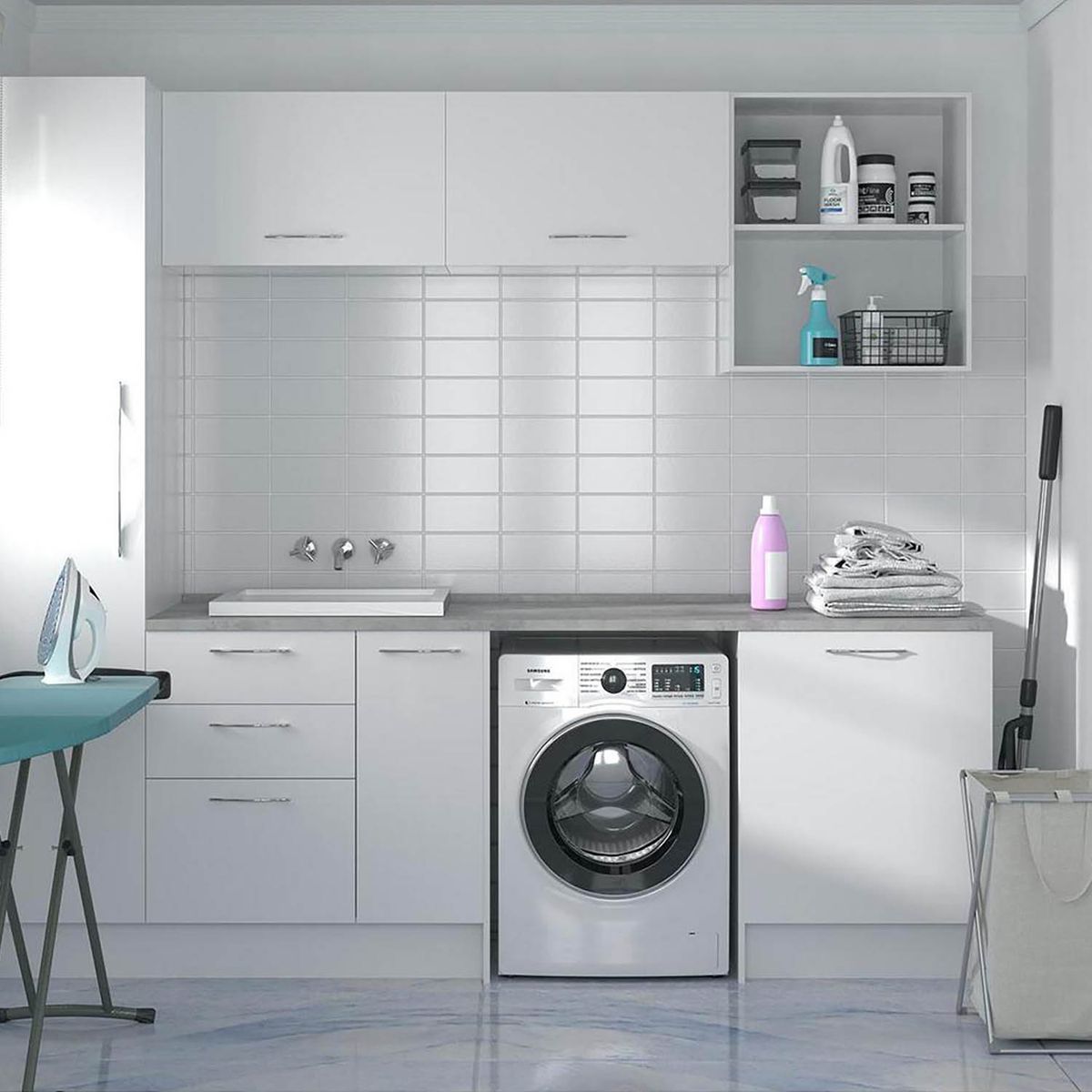 PAMESA - Porcelanato 60x120 cm Bahia Blue Azul 1.44 m2