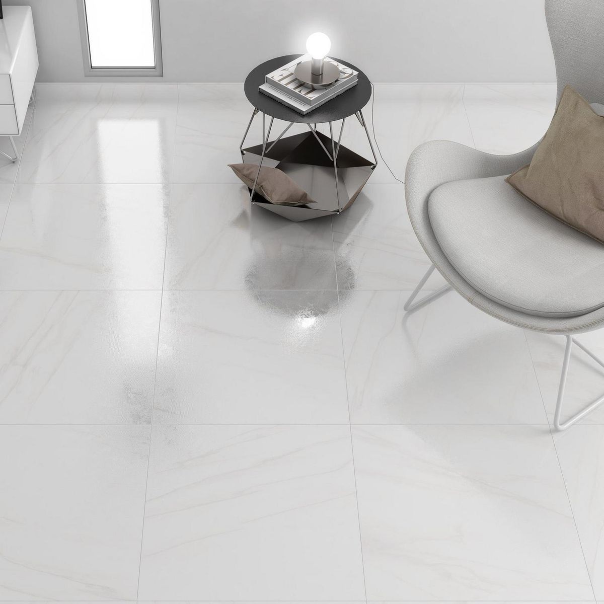 PAMESA - Porcelanato 60.8x60.8 cm Ceylon Brillo Otro 1.44 m2