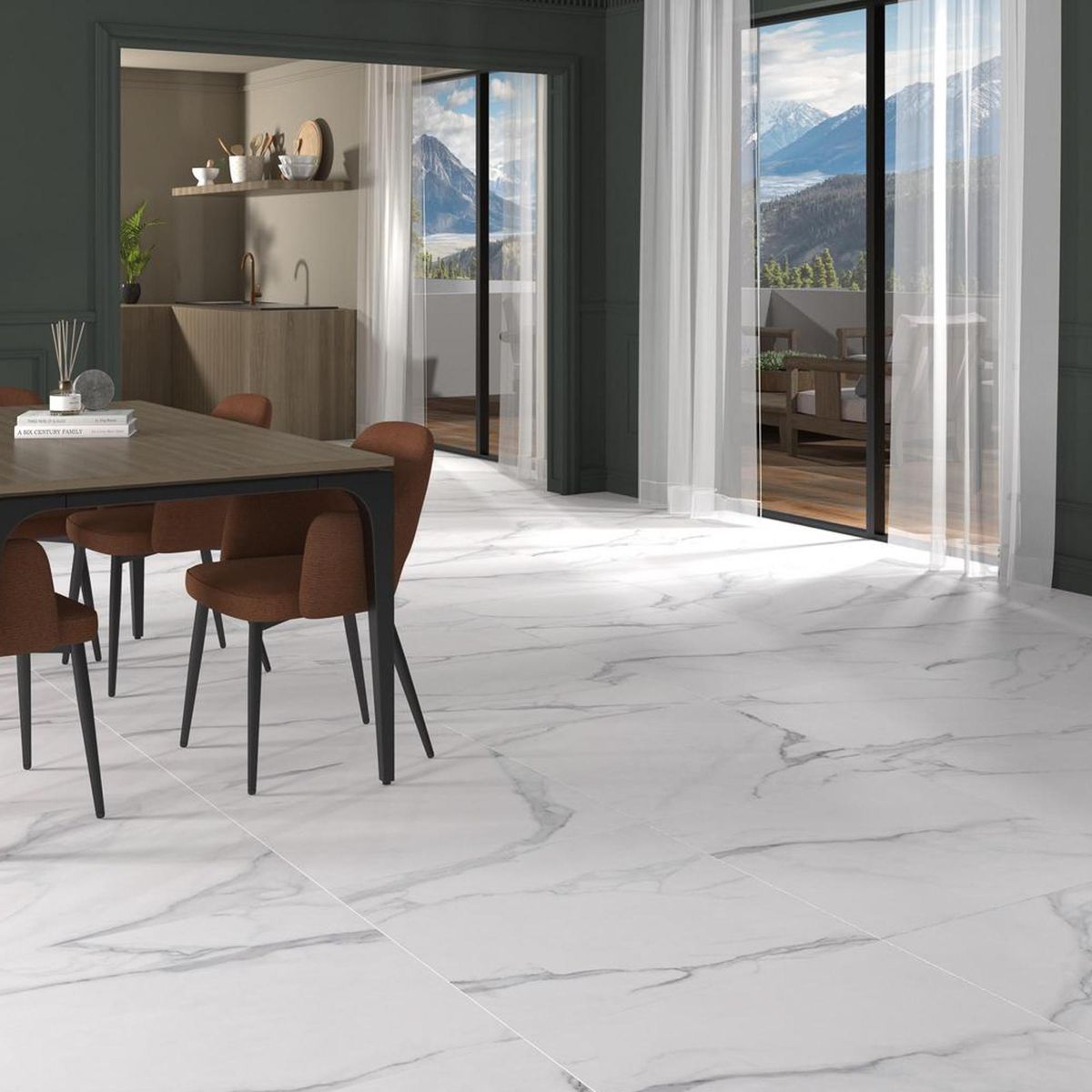 PAMESA - Porcelanato 60.8x60.8 cm Portofino Mate Otro 1.48 m2