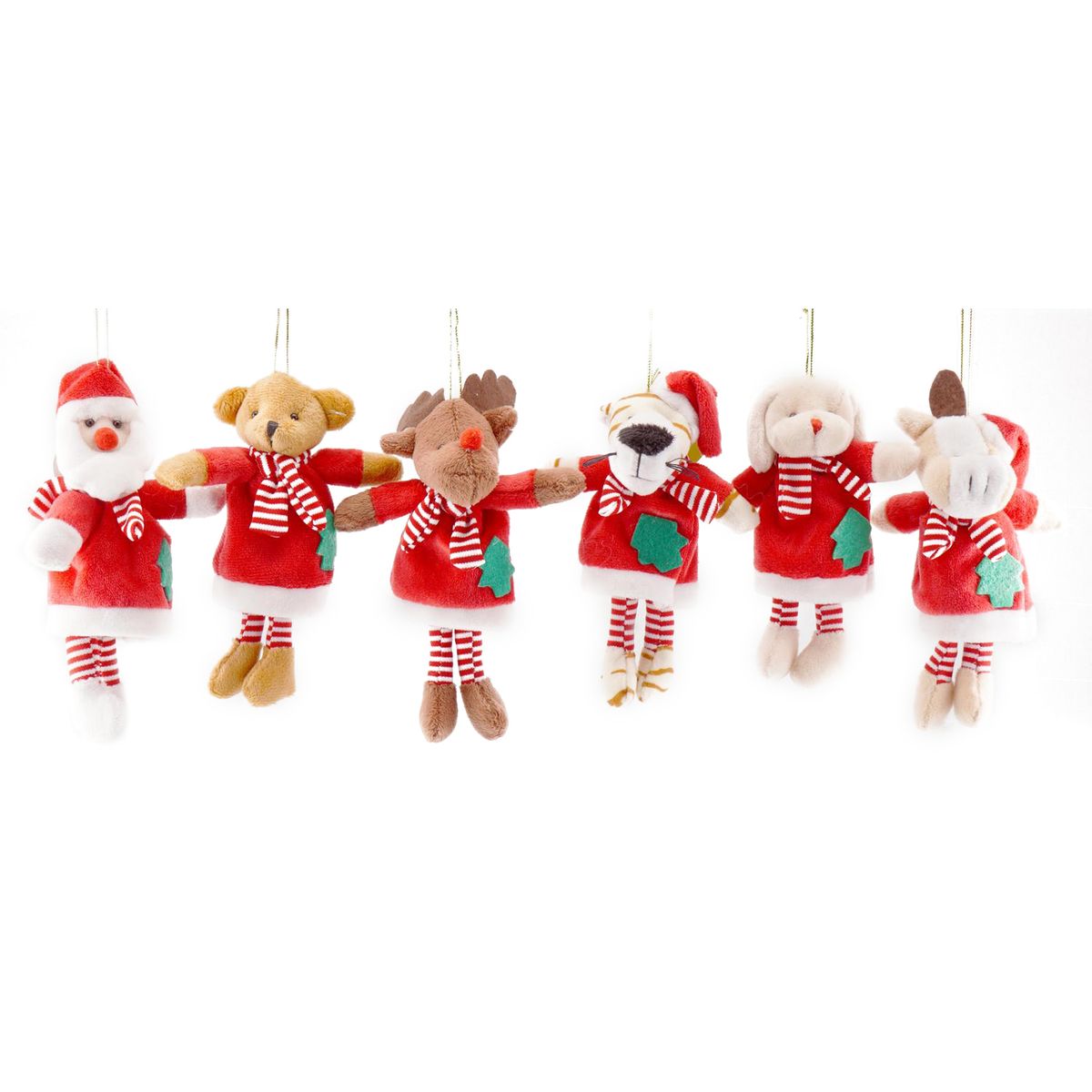 DEAR SANTA - Reno chalina colgante 14 cm diseños surtidos