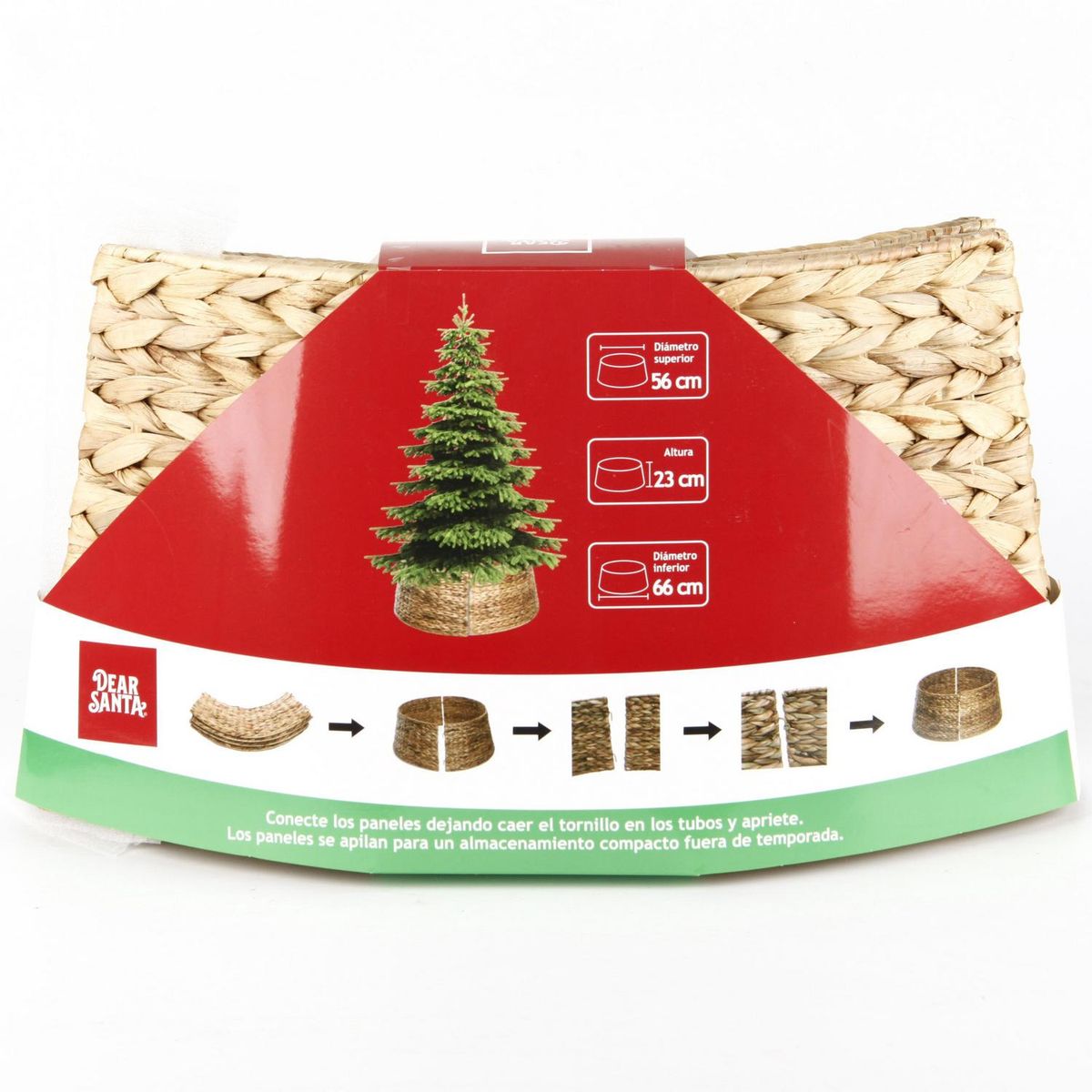 DEAR SANTA - Base Arbol Navidad Decorativo 66 cm Jacinto