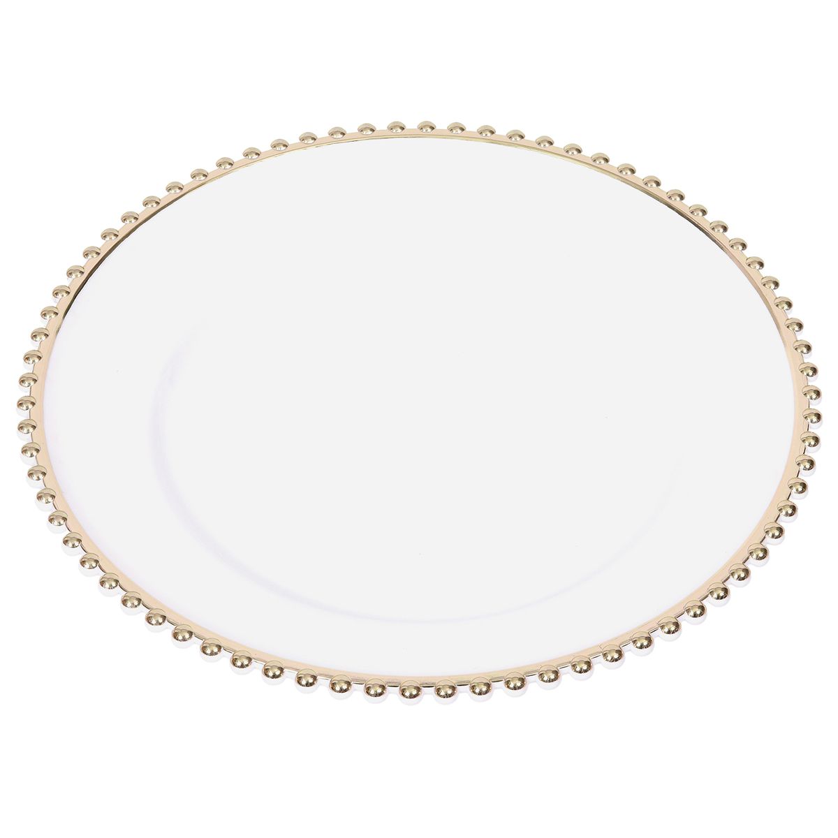 DEAR SANTA - Plato ring 33 cm blanco/gold