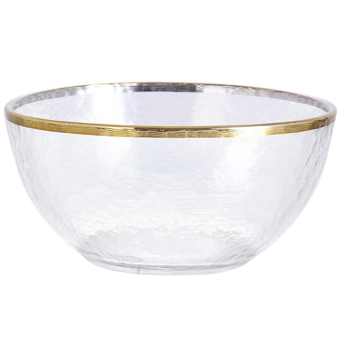 DEAR SANTA - Bowl vidrio 1400 ml gold ring