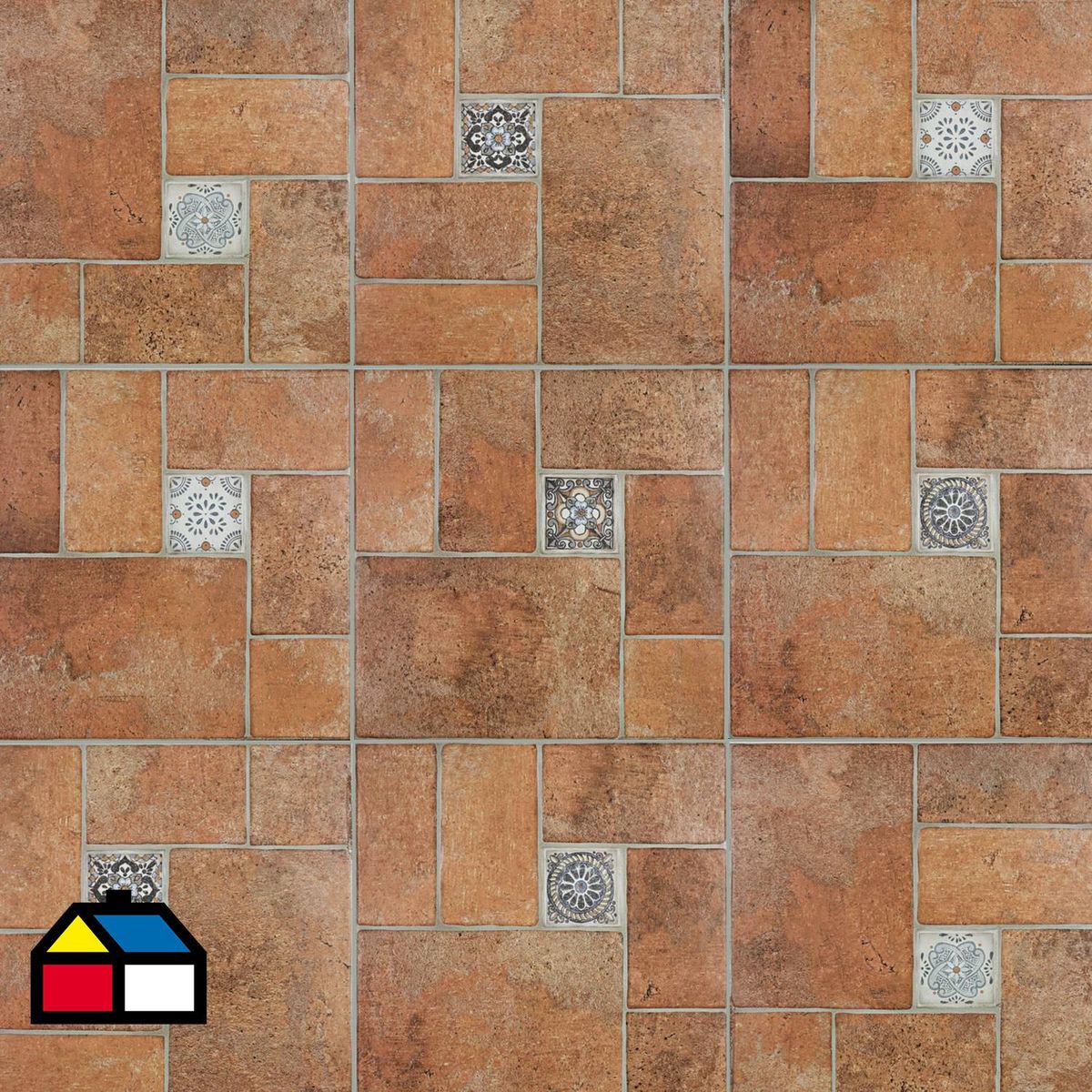 PAMESA - Cerámica 45x45 cm Tovar Terracota 1.42 m2