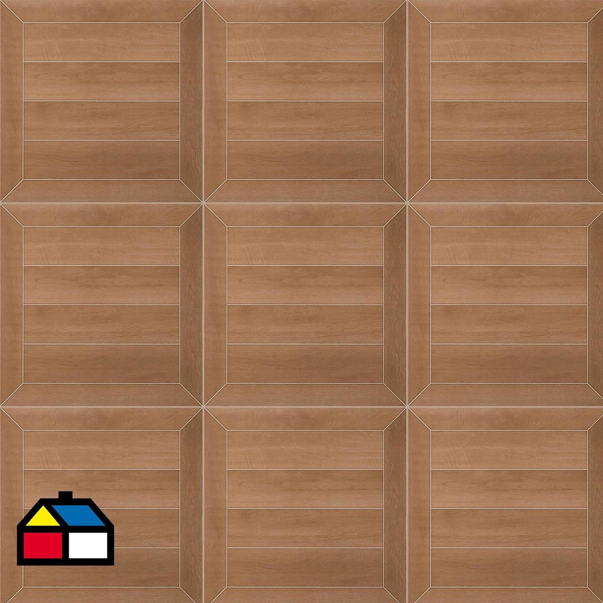 PAMESA - Porcelanato 60.8x60.8 cm Boreal Roble Roble 1.48 m2