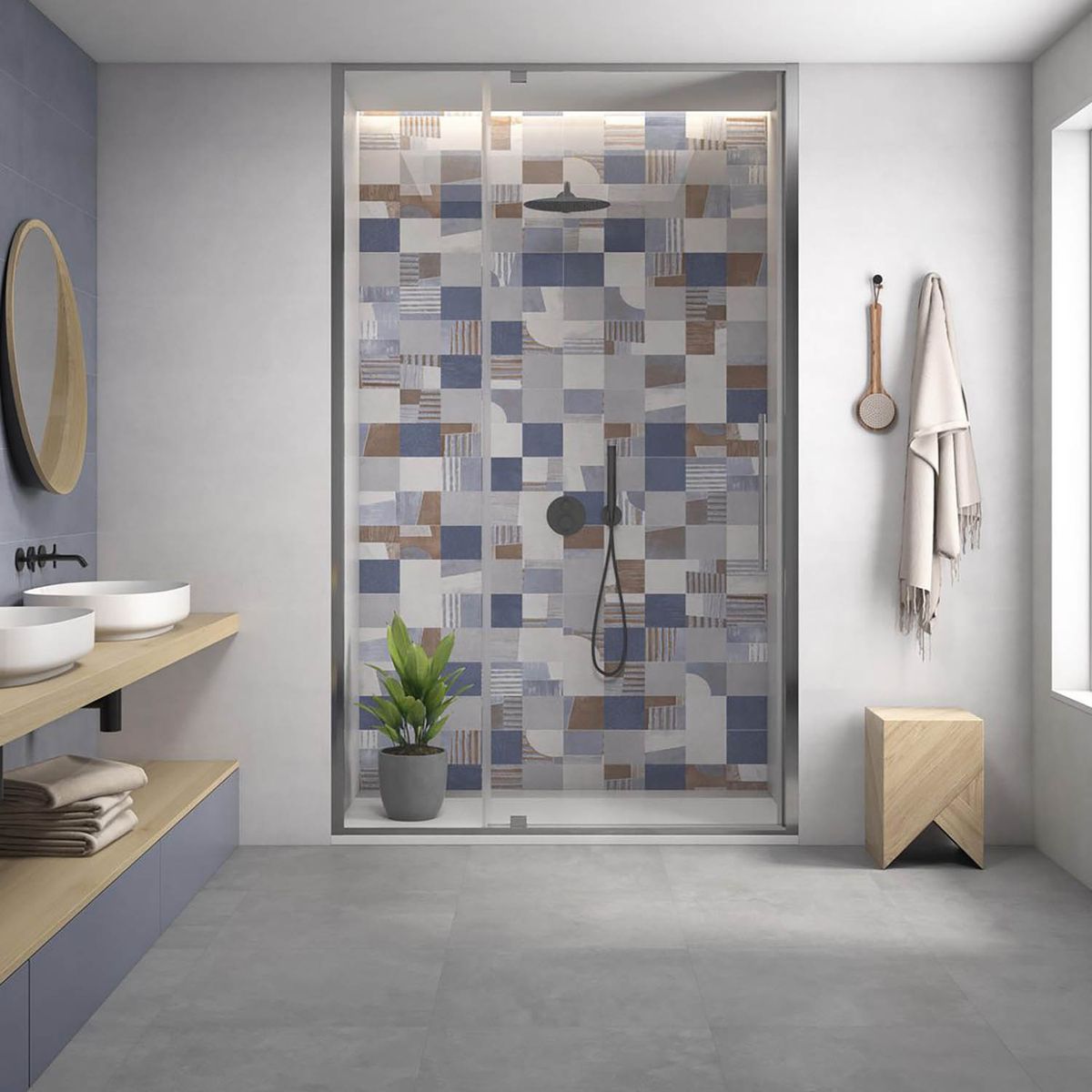 PAMESA - Cerámica 25x75 cm Dosso Indigo Índigo 1.31 m2