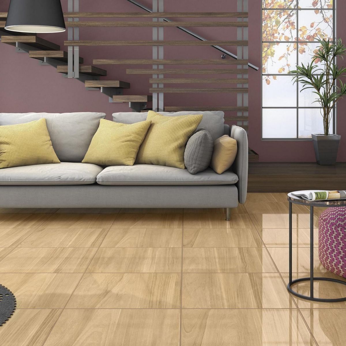 INCEFRA - Cerámica 45x45 cm Arauco Beige 2.32 m2