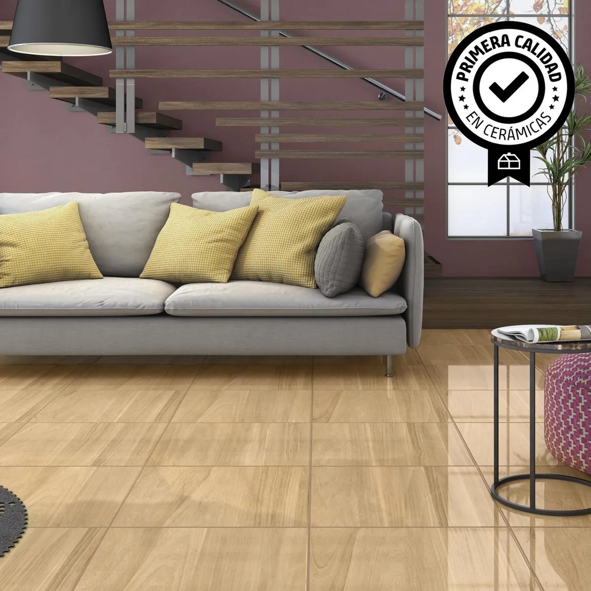 INCEFRA - Cerámica 45x45 cm Arauco Beige 2.32 m2