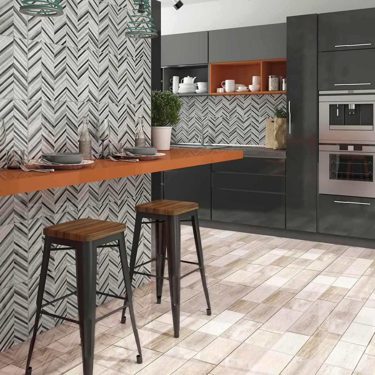 INCEFRA - Cerámica 45x45 cm Vintae Gris 2.32 m2