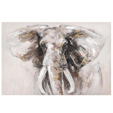 Canvas elefante cara 120x80 cm.