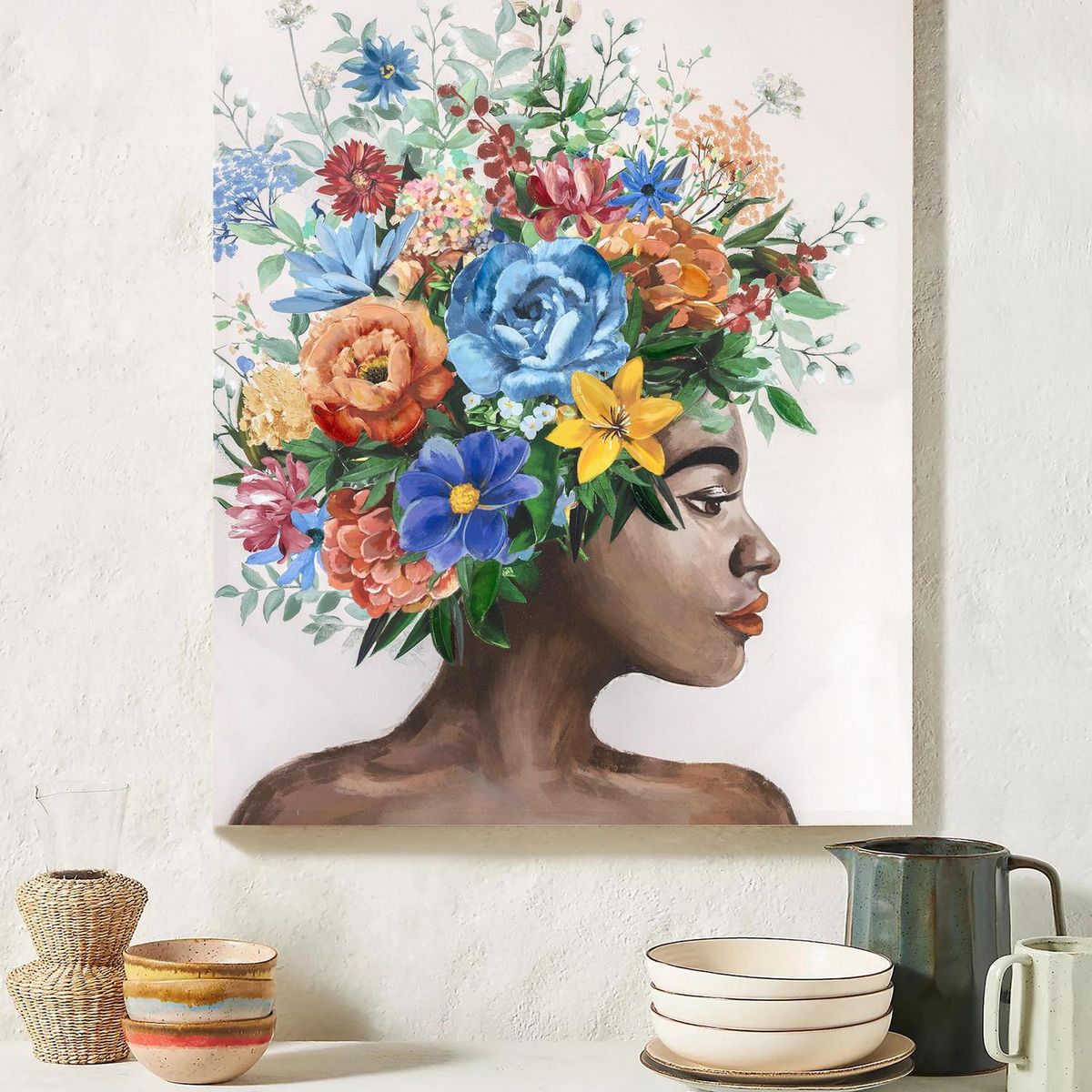 HOMY - Canvas african colors 80x100 cm