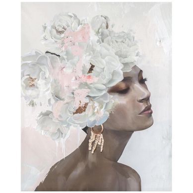Canvas frica blanco 80x100 cm