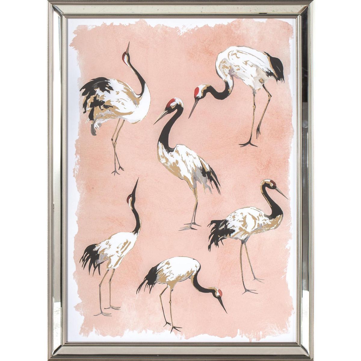 HOMY - Cuadro swan pink 56x76 cm