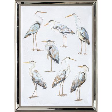 Cuadro swan white 56x76 cm