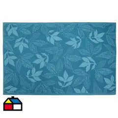 JUST HOME COLLECTION - Alfombra Terraza Hojas 160x230 cm Polipropileno Turquesa