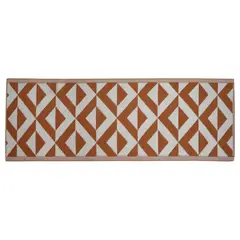 JUST HOME COLLECTION - Alfombra Terraza Etnia 80x230 cm Beige/café