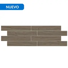 undefined - Gres Porcelánico 15x90 cm Yale Dark Grey Gris Oscuro 1.08 m2