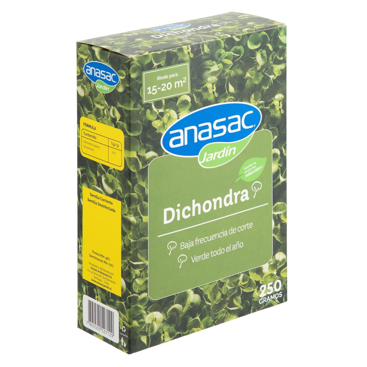 ANASAC - Semilla de Pasto Dichondra 0.25 kg Caja