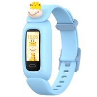 Smartband para niños IP68 azul con 3 figuras intercambiables