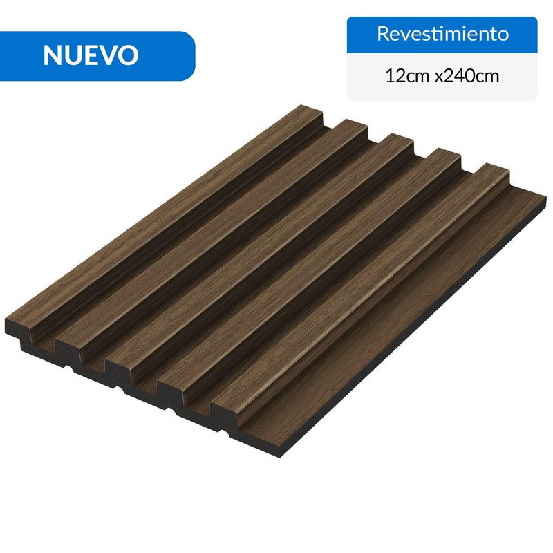 HOLZTEK - Wall Panel 3D 12x240 cm Café 0.28 m2