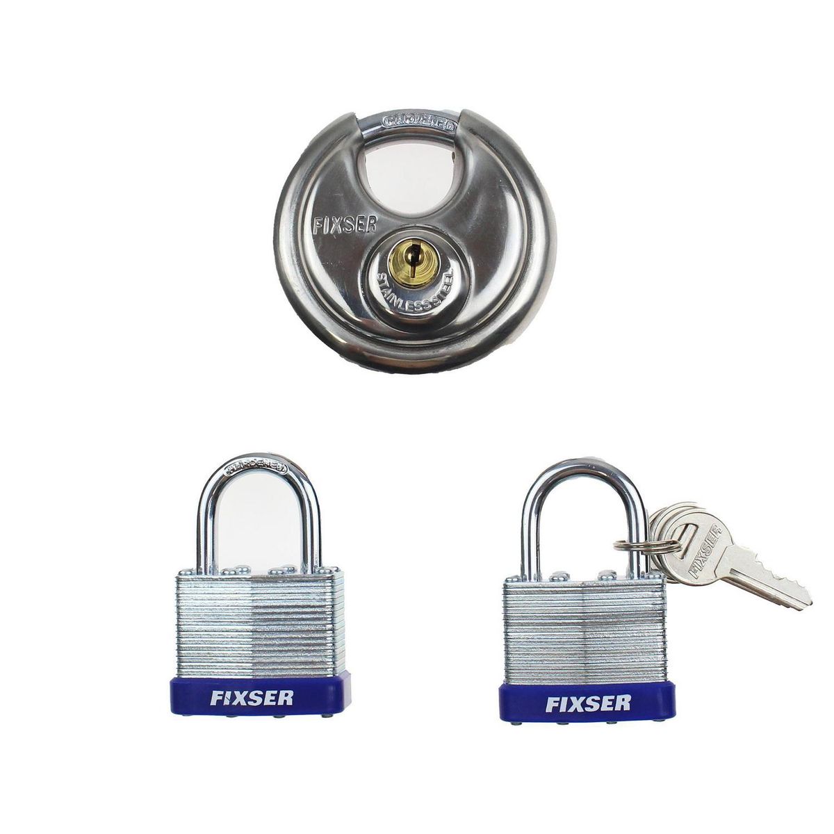 FIXSER - Set candados 3 unidades