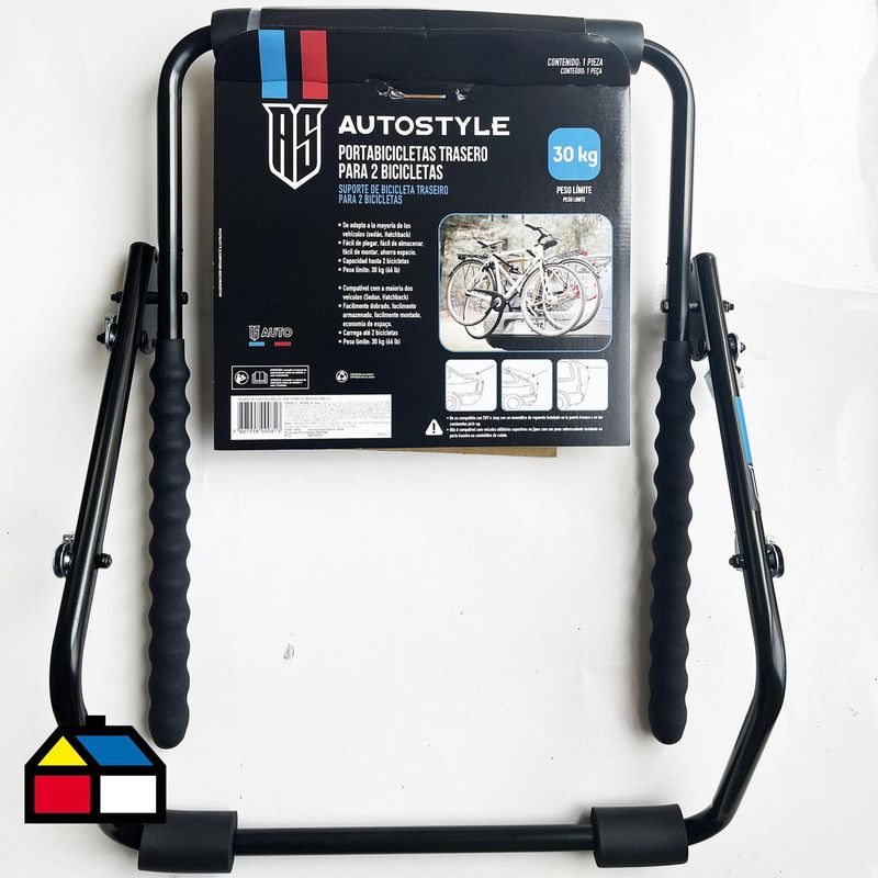AUTOSTYLE - Porta bicicletas para 2