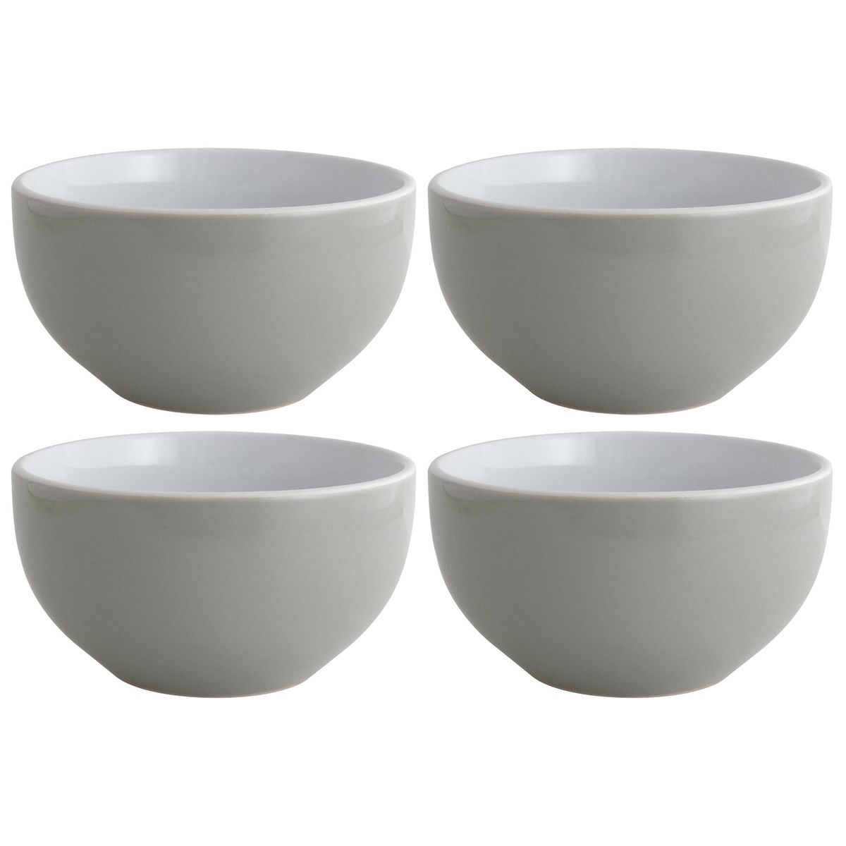 JUST HOME COLLECTION - Set 4 bowls 16 cm perla