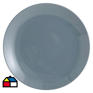 Plato 27 cm gris