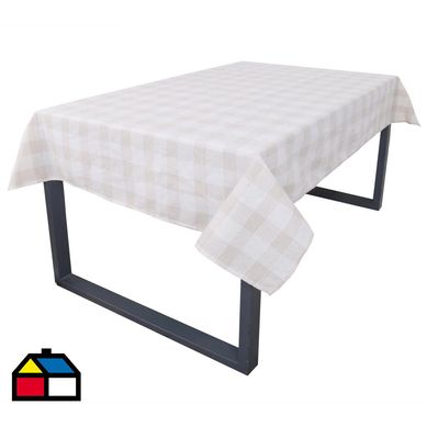 Mantel cuadrado 180x180 cm checker