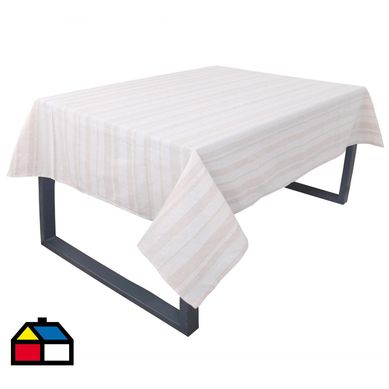 Mantel cuadrado 180x180 cm beige