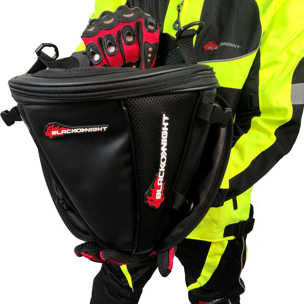 AUTOSTYLE - Mochila para moto Litros Negro