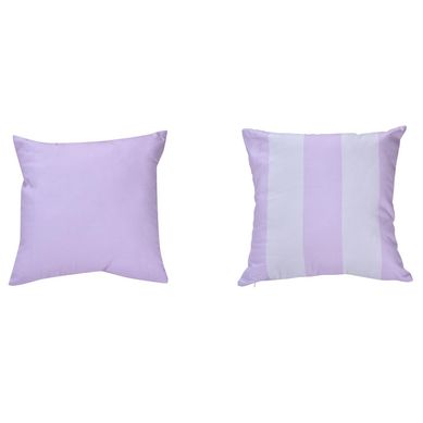 Pack de dos cojines 45x45 cm morado