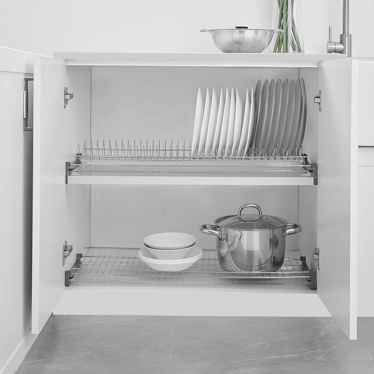 JUST HOME COLLECTION - Escurridor platos muro 80cm a