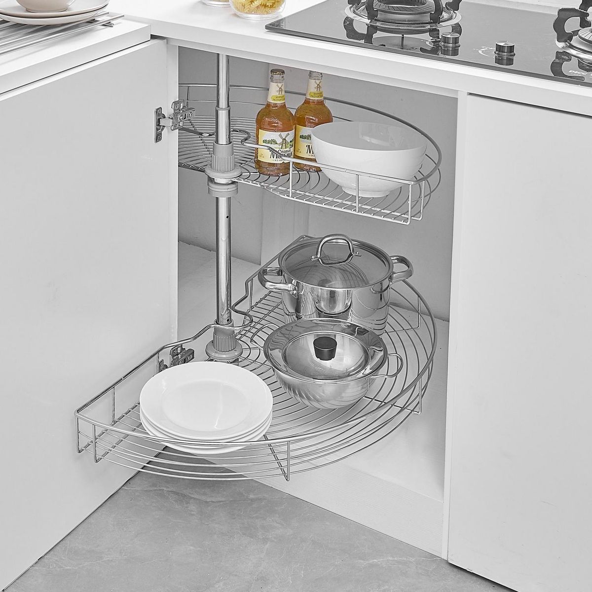 JUST HOME COLLECTION - Rotonda 180 esquina cromada