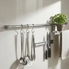 JUST HOME COLLECTION - Barra cocina 60cm c/soporte a