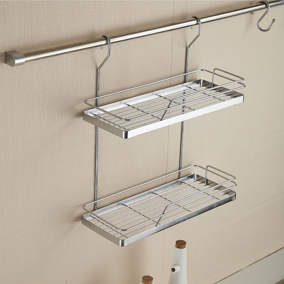 JUST HOME COLLECTION - Canastillos doble multiuso ac