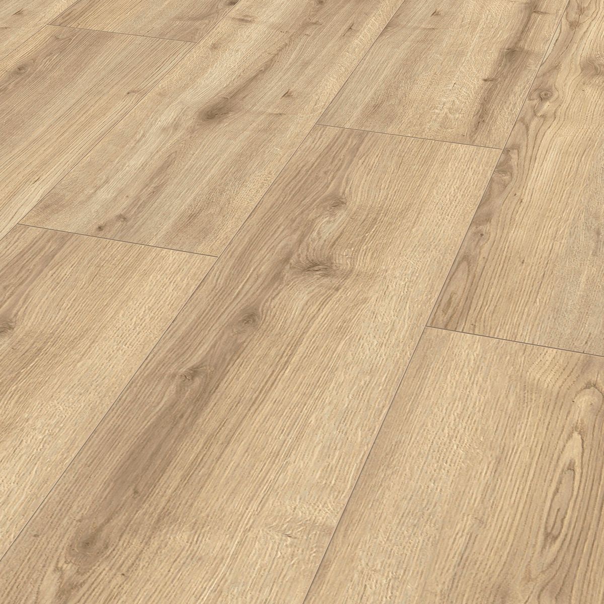 HOLZTEK - Piso Flotante 8 mm Luxor Oak Platinum Café Claro 2.69 m2