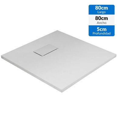 Receptaculo smc 80x80 blanco.