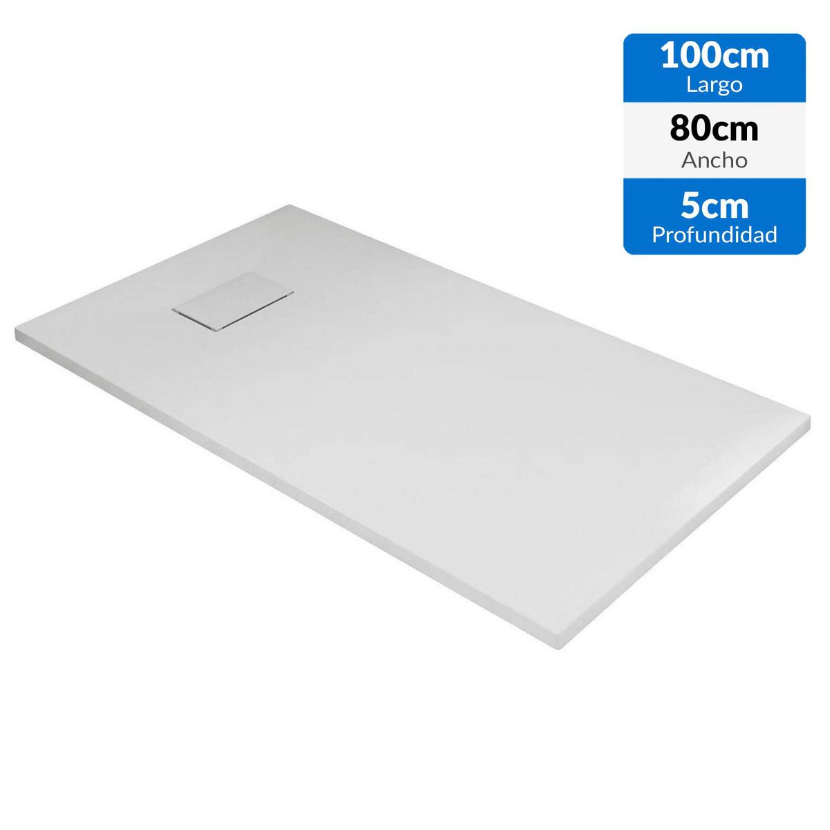 SENSI DACQUA - Receptáculo Ducha SMC 80x100x5 cm