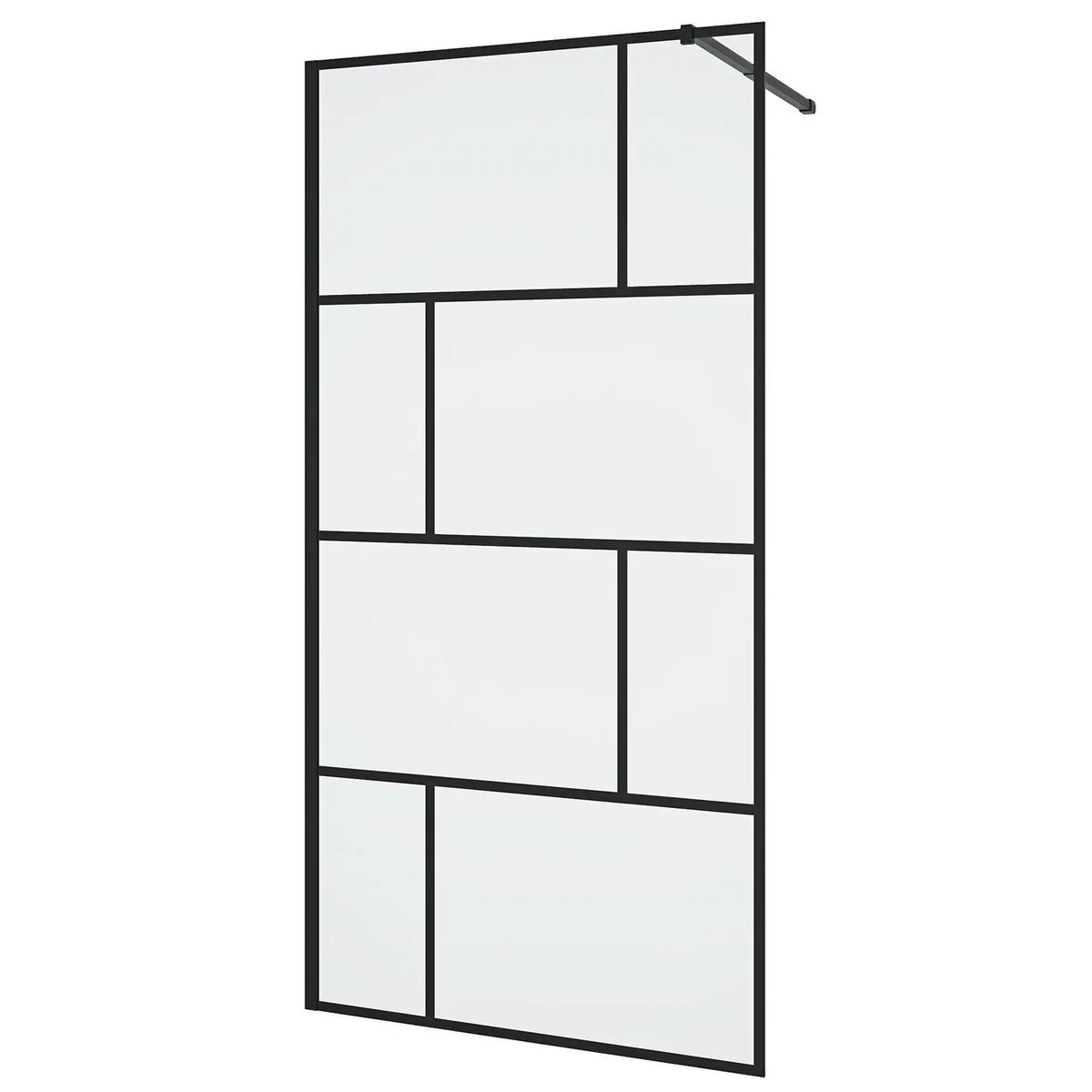 SENSI DACQUA - Mampara duch frame ngr 100x195